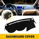 Black Dashboard Cover Dash Pretector Mat Trim For Hyundai Sonata 2011-2014 New