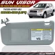 DRIVER SIDE LEFT GRAY OE SUN VISOR FOR 2006-2012 TOYOTA RAV4 OE# 74320-42501-B2