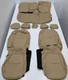 For Toyota RAV4 XLE Limited XLE Premium 2019-2025 Tan Leather Seat Covers W280