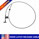 Hood Latch Release Cable Handle for 2001-2005 Honda Civic DX LX EX 74130S5DA01ZA