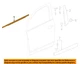 GM OEM 16-20 Envision Front Door Exterior Trim-Belt Molding 23278140