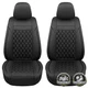 FOR TOYOTA C-HR CHR- PREMIUM FAUX LEATHER FRONT SEAT COVERS PAIR CAR VAN