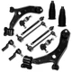 12Pcs Front Lower LH RH Control Arm Set Suspension Kit for 2004-2009 Mazda 3 5