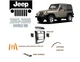 2003-2006 JEEP WRANGLER CAR STEREO DOUBLE DIN INSTALL KIT, WIRE HARNESS