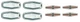 New Seat Back Emblems with Backing Plates AMD Fits 1968 Chevrolet Camaro W-920