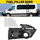 Fuel Filler Door Housing +Gas Cover For Ford Van Transit 250 150 350 15-23 White