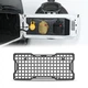 For Jeep Wrangler 2018-2026 JL Steel Black Tailgate Multi-function Baffle
