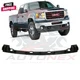 New Front Bumper Cover Upper Center Bracket Black For 2007-2013 GMC Sierra 1500