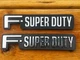92-93-94-95-96-97  Ford F-Super Duty   Front Fender Emblem PAIR OEM
