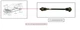 LEFT REAR AXLE SHAFT OEM 21-24 A4 AUDI 1YR WRNTY 8W0501203K