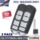New Replacement for Mazda 2014 - 2019 Prox Smart Fob Key 4B WAZSKE13D01 (2 Pack)