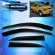 For 00-04 Nissan Frontier D22 CrewCab Window Visor Sun Rain Guard Wind Deflector