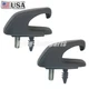 Fits for 2019-2024 Chevy Silverado 1500 2500 3500 2X Dark Grey Coat Hook Clip