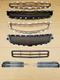 7PC Set 2008-2012 MALIBU LT Front Bumper Black Grille w Chrome & Fog Bezels NEW
