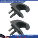 Fits 2019-2024 Chevy Silverado 1500 2500 3500 2 Pack Dark Grey Coat Hook Clip