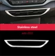 For VW ID.4 ID4 2021-2024 Silver steel Dashboard Console Air Outlet Vent cover
