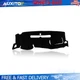 Dashboard Dash Cover Carpet for Chevy Silverado 2007-13 Chevy and GMC black 1-5X