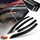 For 16-22 Honda HR-V Tape-on Side Window Visors Sun Guards Rain Deflector 4Pcs