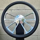 14" Billet 4Spoke Steering Wheel w/ Black Vinyl Wrap and Chevy Horn Hub Included