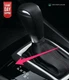 2014-2018 MAZDA 3 SHIFTER LOCK RELEASE BUTTON COVER OEM BLACK NEW