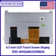 OEM TDO-WVGA0633F00045 6.5" Touch Screen Display For VW Skoda MIB STD2 684 200