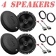 JBL Stage265 6.5" 480 Watt Speakers for Front/Rear for 2008-2022 Honda Accord