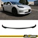 Fits 17-23 Tesla Model 3 Matte Carbon Fiber Front Bumper Lip Chin Splitter IKON