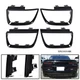 Tail Light Bezel Covers Black Fit For 2010-2013 Chevy Camaro LT LS SS