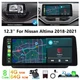 12.3'' Car Stereo Radio For Nissan Altima 2018-2021 Android 15 Apple CarPlay AHD