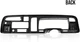 Dash Cover Bezel with 8 Clips Compatible with Dodge Ram 1500 1998 1999 2000 2001