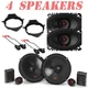 JBL Stage3 6.5" Component Speakers For 2007-2013 Sierra Single Cab 2 Door Only