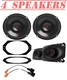 JBL stage3 6.5 & 4x6" Dash + Overhead Speakers Kit for 1997 - 2006 Jeep Wrangler