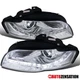 Fit 2005-2008 Audi A4 Halogen Type LED Strip Projector Headlights Lamps 05-08