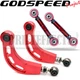 For 04-13 Mazda 3 Godspeed Adjustable Rear Camber + Toe Arms Suspension Kit Set