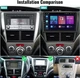 4+64GB Apple CarPlay For Subaru Forester Impreza 2007-2013 Car Stereo Radio +CAM