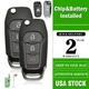 For 2015 2016 2017 2018 2019 2020 Ford F-150 F-250 F-350 Car Remote Flip Key Fob