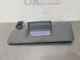 14 2014 FORD F150 XLT CREW CAB SUN VISOR GRAY WITH MIRROR LEFT DRIVER