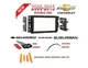 2006-2015 CHEVROLET SILVERADO TAHOE 2 DIN STEREO INSTALL DASH KIT, HARNESS AI