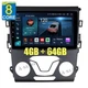 8 Core 4+64GB Android 15 Stereo Radio for Ford Fusion 2013-2020 Wireless Carplay