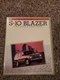 1991 Chevrolet S-10 Blazer Sales Information Brochure Chevy