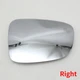 RH Outside Door Heated Mirror Glass With Blind Spot Mark For Mazda 3 BM BN 13-19