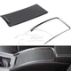 Black Center Console Roller Blind Cover+Plating Trim For Buick LaCrosse 2010-13