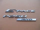 18 19 20 JAGUAR E-PACE P250 AWD REAR EMBLEM LOGO BADGE SIGN SYMBOL USED A46016