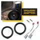 6.5" Speaker Install Wire Bracket Adapter Connector 2X for Front&Rear HONDA CR-V