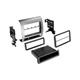 American International Double DIN Silver Stereo Dash Kit