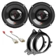 JBL Stage3637F 6-1/2" 3-Way Rear Door Speakers for 2005-2018 Toyota Tacoma