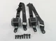 2009 BMW X5 (E70) LEFT & RIGHT REAR 2nd SECOND ROW SEATBELT BUCKLE RETRACTOR SET