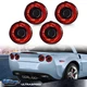 LED Brake Lamp Tail Lights Smoke Fit For 2005-2013 Chevrolet Corvette C6 Coupe