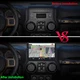For Jeep Wrangler 2007-2017 Car Stereo Apple CarPlay Android 14 Radio GPS 2+32GB