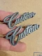 68 69 Buick Skylark custom quarter panel emblems 7779371 OEM Set of 2  1968 1969
